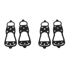 4x 8 Tänder Ice Gripper Spike för Skor Vinter Utomhus Anti-Halk Vandring Bergsklättring Is Snö Stegjärn Anti-Halk Sko