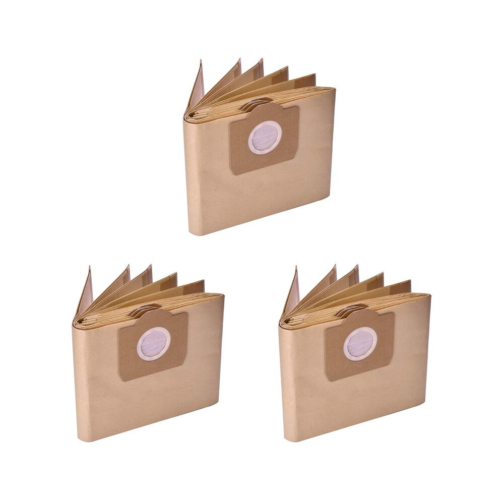 30 Pack 6.959-130.0 Paper Filter Dust Bag A 2201/2204/2504 For Wd3 Wd3p Wet & Dry Vacuum Cleaner Replacement 6032677236028