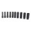 10pcs 1/2" Deep Impact Socket Set 6 Point Chrome Vanadium Steel 13