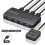 4X USB  Shared Controller Adapter 4 Inputs 4 Outputs for Laptop Computer Printer Keyboard Mouse Monitor 2