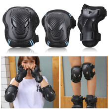 6-Piece Protective Gear Set for Skateboard Bike Cycling – S/M/L Sizes