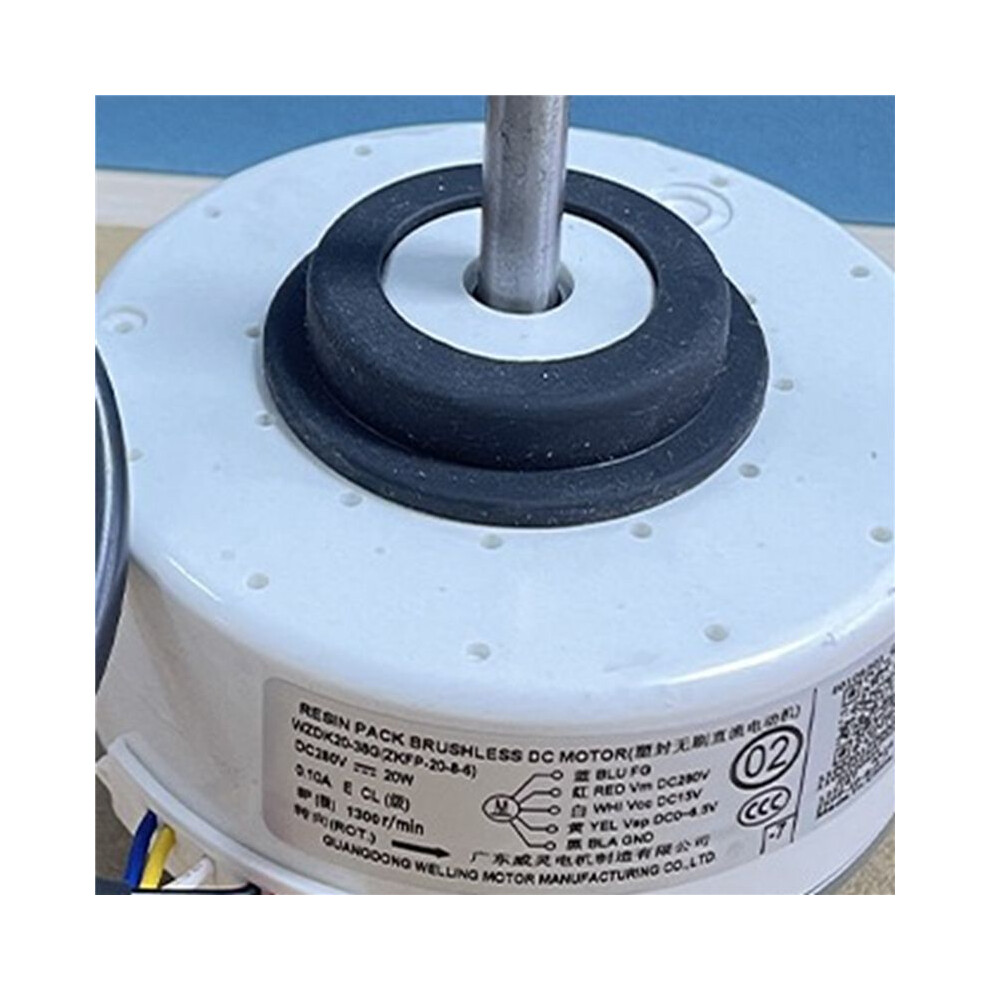 2X Wzdk20-38G Air Conditioner Indoor Motor (Zkfp-20-8-6) 20W Household Brushless Fan Motor 4712474983913