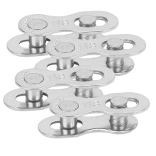 4-Pair Steel Bike 11-Speed Chain Missing Link Silver Repair Part