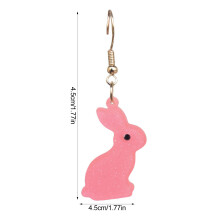 (Pink) Easter Bunny Earrings for Dating & Cosplay