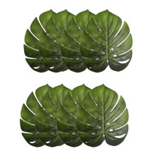 8Pcs Tropical Leaf Placemats Artificial EVA Monstera Leaves Leaf,for Wedding Table Decorations Party Supplies