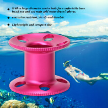 Aluminium Alloy Snorkel Reel for Underwater Diving 20m Length Easy to Use
