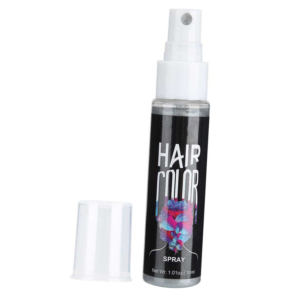 Gray 30Ml Temporary Hair Dye Spray | Diy Hair Color Liquid