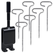 RGQSUN Ice Fishing Anchor Tool Kit with Drill Adapter and 6 Tent Stakes for Ice Shanty Setup