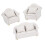 Mini Couch Set 1:12 Holz Stoff 1
