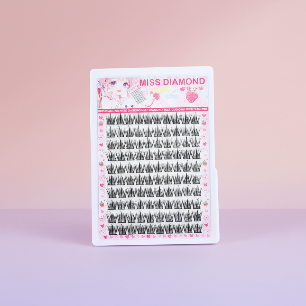 Phui-Pet-Supplies (A) Reusable No-Glue Eyelashes, Lightweight & Natural