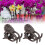 200Pcs Flower-Shaped Plant Clips, Support Clips, Brown/Green 10