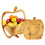 Bamboo Folding Fruit Basket Chopping Board Vegetable Bowl Trivet Foldable Storage Container Tray 3
