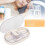 White Weekly Pill Organizer Case with Divider, PP Medicine Storage 11