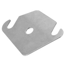 Stainless Steel EGR Blanking Plate for Ford Fiesta 1.4/1.6 with Hole