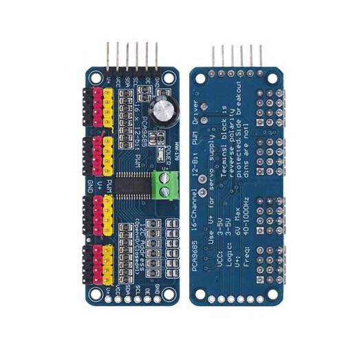 16 Channel PWM Servo Drive Board Robot Controller IIC Interface Driver Module PCA9685 for Raspberry Pi 1