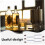 5pcs Glass Alcoholometer Wine Hydrometer Accurate Alcohol for Wine Making Kit Beginner Transparent Measurement Tool 0-96 2
