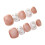 (XS) 10PCS Press On Nails Natural DIY Easy Apply 7