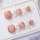 (XS) 10PCS Press On Nails Natural DIY Easy Apply 8