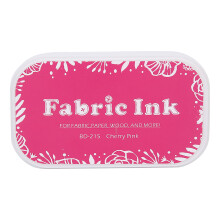 Colorful Vintage Ink Pad BD-215 Cherry Red for Crafts, 9.5x5.5x2cm