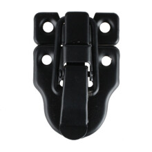 (Black, 707) 2pcs Small Hasp Latches for Wooden Boxes & Toolbox