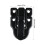 (Black, 707) 2pcs Small Hasp Latches for Wooden Boxes & Toolbox 2