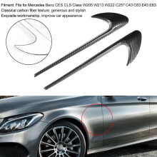 Car Fender Stickers Carbon Fiber Fit Mercedes Benz CLS W205 W213 W222