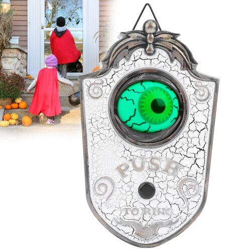 Weiße Halloween Klingel Auge