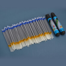 2Pcs Water Erasable Pen & 100Pcs Mercury Refill for Leather Craft, 13cm