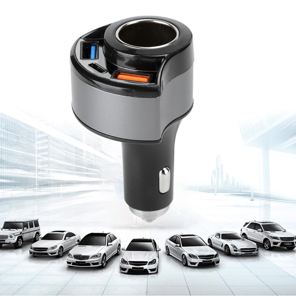 12V 3A Dual Usb Qc3.0 Fast Charger Socket For Car Lighter Plug 4671392288695
