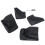 4PCS ABS Mud Flaps for Honda Civic 1996-2000 Black Replacement 1