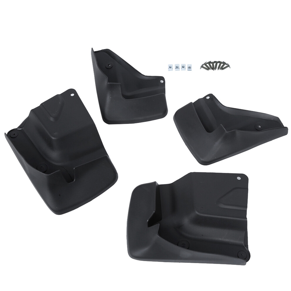 4Pcs Abs Mud Flaps For Honda Civic 1996-2000 Replacement Black 5001392288903