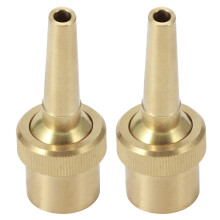 2PCS G3/4in Multi-Direction Water Fountain Nozzle Copper 1-3m³/h