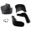 4PCS ABS Mud Flaps for Honda Civic 1996-2000 Black Replacement 2