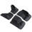 4PCS ABS Mud Flaps for Honda Civic 1996-2000 Black Replacement 14