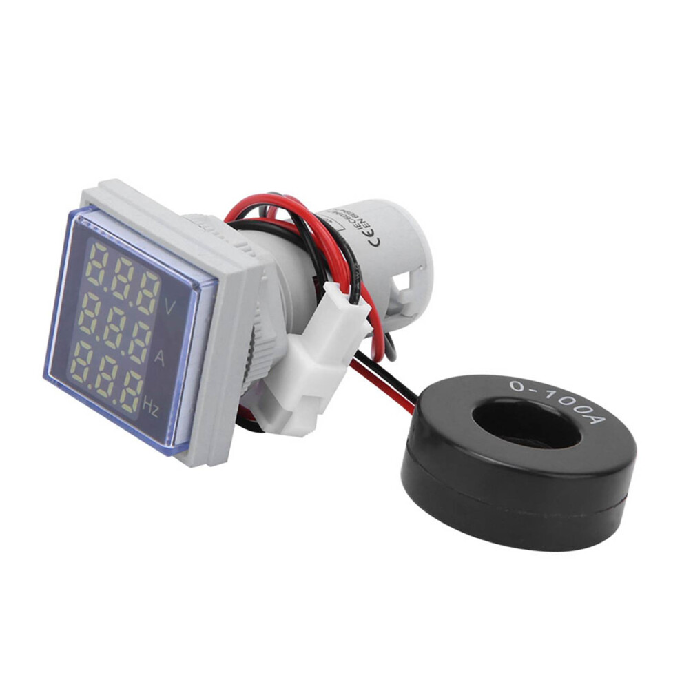Voltage Current Frequency Meter Square