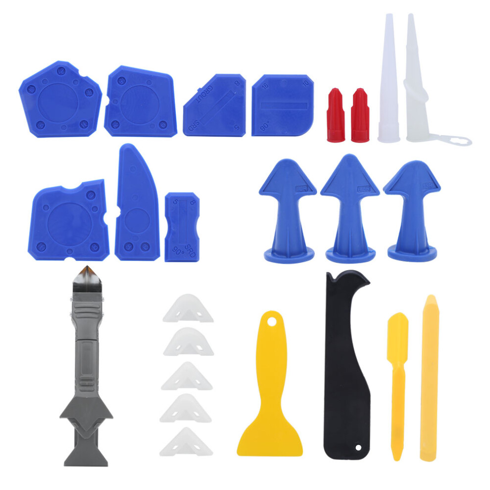 24Pcs Silicone Caulking Tools Sealant Finisher Set For Construction 8251392289463