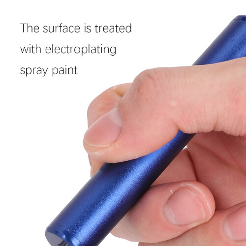 Dark Blue Faux Leather Edge Dyeing Pen, Handheld Roller Tool 13.2cm 2