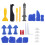 24Pcs Silicone Caulking Tools Sealant Finisher Set for Construction 9