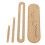 Leather Wallet Making Template 4Pcs DIY Tool Kit for Key Case AAB‑319 12
