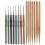 Complete Crochet Set with Plastic & Bamboo Handles, Various Sizes 2