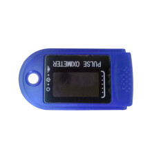 Pocket Finger Pulse Oximeter with TFT Display, Accurate Data, Black/Blue(57x33x32mm)