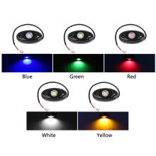 4Pcs Underbody Rock Lights, Blue, 2.75" Waterproof, 9W