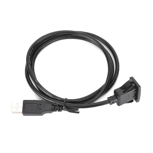 USB 2.0 Dashboard Adapter Kabel, 1m Einport Audio Verlängerung, Schwarz 1