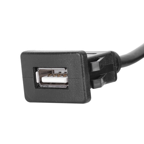 USB 2.0 Dashboard Adapter Kabel, 1m Einport Audio Verlängerung, Schwarz 2