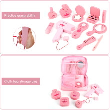 Wooden Baby Girl Makeup Toys Set — Pretend Play Cosmetics Gift