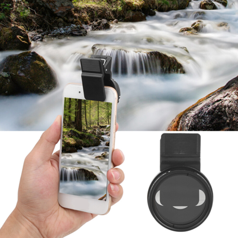 37Mm Neutral Density Filter For Phones Nd2-400 Adjustable Control Lens Light 6941392292458