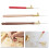 Beaded Crochet Hook Latch Needle Set, Beech & Steel, Multiple Sizes 14