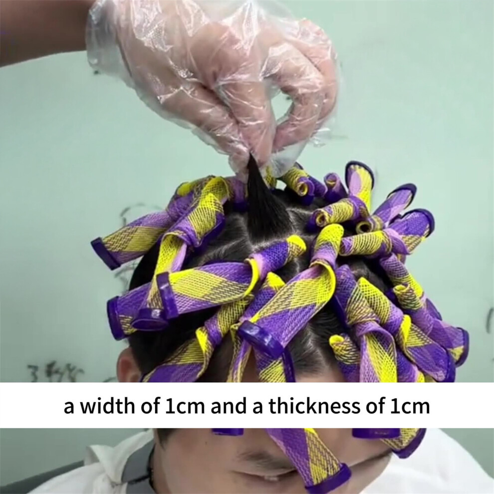 Roc-Electron 20Pcs Spiral Perm Rods For Voluminous Hair