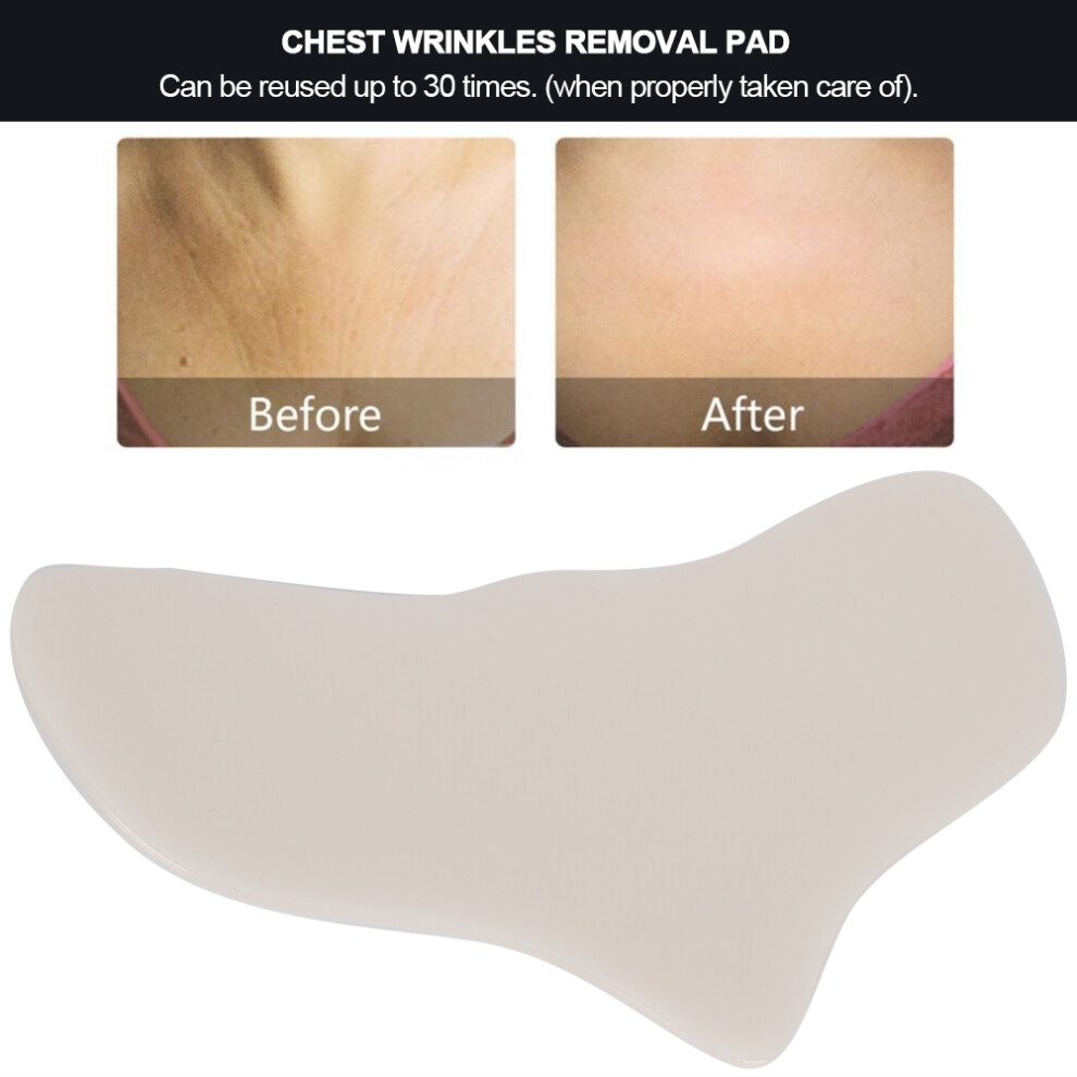 Silicone Anti-Wrinkle Chest Pad, Reusable, 24x14cm