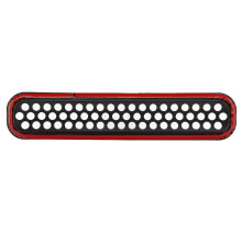 Kühlergrill Einsätze Schwarz 7PCS Jeep Wrangler